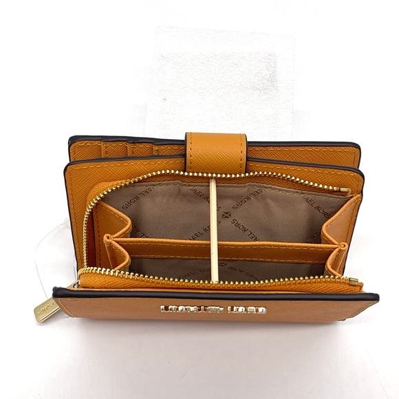 Michael Kors Medium Zip Around Bifold Wallet - Picture 5 of 8